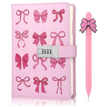 Secret Diary for Girls, Birthday Presents Girls Teenagers Age 6-14, Back to School Stationary Lockable Journal Notebook Diary with Lock Pen