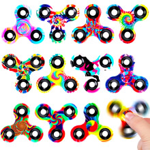 SCIONE 12 Pack Fidget Spinners for Kids & Adults - Camouflage & Tie-Dye Sensory Toys, Mini Fidget Toys Stress Relief Gifts