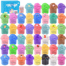 45-Pack Butter Slime Kit, Birthday Soft and Non-Sticky Bulk Slime Party Favors & Kids, Classroom Exchange Gift Mini Slime, Stress Relief Toys & Boys
