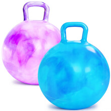 2 Pack Space Hoppers - 20 Inch Jumping Hopper Bouncy Ball for Kids & Teens