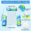 2 Pack Lilo Pool Inflatables with 2 Drink Holders and 1 Air Pump 5