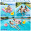 2 Pack Lilo Pool Inflatables with 2 Drink Holders and 1 Air Pump 7