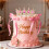 Pink Crown Cake Topper Queen Crown Tiara Cake Decorations 5