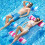 Dusor 2 Pack Pool Inflatables, XL Inflatable Pool Toys Water Hammock 1