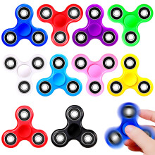 SCIONE [10 Pack] Fidget Spinners for Kids(7.6 cm), Normal Size Finger Toy Bulk, Classroom Prizes & Party Bag Fillers