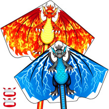 2 Pack Kite for Kids Adults, Easy to Fly Assemble Carry,328ft String,Outdoor Toys