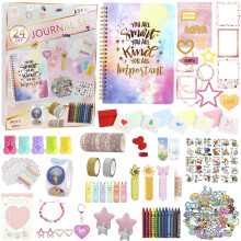 Blacico 24Pcs DIY Journal Kit for Girls Blind Box- 24 pcs Gifts for Girls Ages 8 9 10 11 12 Year Old, Journal Set for Tween & Teen Girls