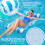 Dusor 2 Pack Pool Inflatables, XL Inflatable Pool Toys Water Hammock 4