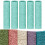ORIGACH 5 Pcs Floral Plant Polymer Clay Texture Rollers Earring Making 1