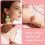 ORIGACH 5 Pcs Floral Plant Polymer Clay Texture Rollers Earring Making 6