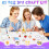 Magic Puffy Paint Kit,62 Pcs Magic Foam Texture Painting Kit,3D Drawing Set 3