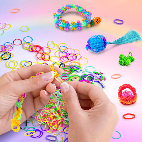 ROSHUKG 8000 Loom Bands Refill Kit, 40 Colours 2