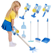 Cleaning Toys for Toddlers, Kids Pretend Play Housekeeping Set, Blue