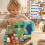 Magnetic Blocks 100PCS Magnetic Building Blocks Construction Stacking Tiles 2