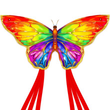 HONBO Butterfly Kites for Kids & Adults,55" x 28" Large Beginner Kite for Kids Ages 4-8,Easy to Fly for Beginners,Beach Kites for Outdoor Activities