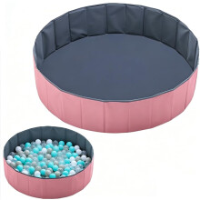 Ball Pit, 100cm Foldable Ball Pit for Dogs, Portable Ball Pit
