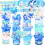 12 Pack Blue Butter Cloud Slime Kit - Soft Stretchy DIY Squishy Toy 1