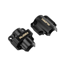 INJORA Black Coating Brass Diff Covers for 1/30 Axial SCX30