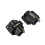 INJORA Black Coating Brass Diff Covers for 1/30 Axial SCX30 1
