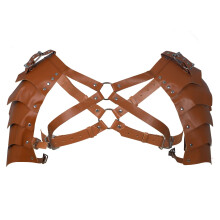 Leather Viking Shoulder Armor Medieval Knight Pauldron Armor