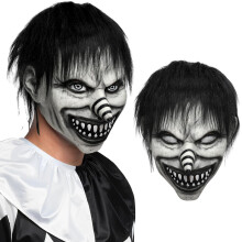 Scary Clown Mask Scary Killer Mask Full Head Evil Demon Latex Props