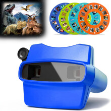 Pup Go 3D ViewFinder for Kids 3+, 4 Reels - Dinosaur, Animal, Ocean & Space