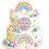 Rainbow Cake Decor Unicorn Cake Decorations Pastel Balls Cake Topper 1