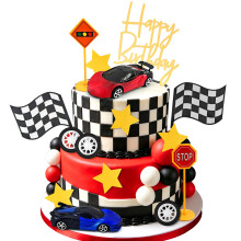 Race Car Cake Decorations Growing Up Two Fast Birthday Decor