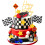 Race Car Cake Decorations Growing Up Two Fast Birthday Decor 1