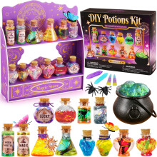 FOMOMDI DIY Magic Bubble Potions Kit with Magic Shop, Ideas Arts Crafts Gifts for Kids Boys Girls