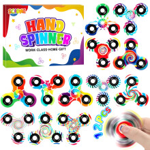 SCIONE [12 Pack] Modern Pattern Fidget Spinners (2.48 Inch/6.3 cm), High Speed Performance Fidget Toys, Bulk Classroom Prizes & Stocking Fillers