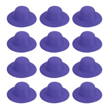 PATIKIL Mini Formal Hats, Miniature Doll Hats Mini Top Hat for Crafts Hair Accessories Decorate Doll Snowman