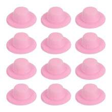 PATIKIL Mini Formal Hats, Miniature Doll Hats Mini Top Hat for Crafts Hair Accessories Decorate Doll Snowman