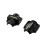 INJORA Black Coating Brass Diff Covers for 1/30 Axial SCX30 2