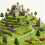 47 Pieces Model Trees, Miniature Trees, Miniature Model Trees Landscape 7