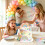 Rainbow Cake Decor Unicorn Cake Decorations Pastel Balls Cake Topper 4