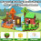 Magnetic Blocks for Kids Age 3+, 150PCS (Bamboo Forest Castle) 5
