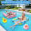 2 Pack Lilo Pool Inflatables with 2 Drink Holders and 1 Air Pump 3