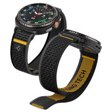 Řemínek Spigen Athlex Air pro Samsung Galaxy Watch 40/44/46 mm - černý/žlutý