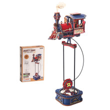 ROKR Gravity Swing,Mechanical Model Kit for Adults, Steam locomotive,MCD07