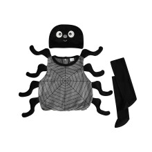 Newborn Boy Halloween Spider Bat Costume Sleeveless Bat Wing Decor Romper Baby Spider Costume Baby Animal Costume