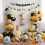 4th Birthday Decorations Boy, 52Pcs Digger Birthday Decorations 3