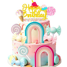 Candyland Cake Topper Ice Cream Candy Cake Decorations