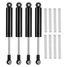 RC Shock Absorber (with Internal Spring Spare Springs), [for 1/10 RC Crawler ] - 83-111mm / Black / 4 Pcs