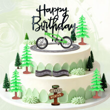 Bicycle Cake Topper Bike Cake Decorations for Outdoor Sports