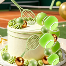 Tennis Themed Cake Topper Tennis Player Cake Decorations