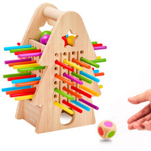 Wooden Dice Game for Kids 3-8, Montessori Educational Toy