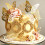 LaVenty Gold Frame Cake Decorations Tea Party Cake Topper 2
