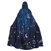 Galaxy Cloak With Hook Unisex Hooded Halloween Cloak Cosplay Halloween Christmas Fancy Dress Costumes For Adults