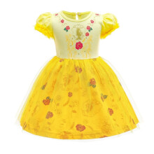 Lito Angels Princess Fancy Tulle Dress Up Costume for Baby Girls Kids, Cotton Outfit Casual Wear
